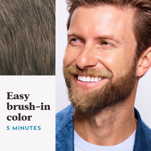 Tintura De Barba Apenas Para Homens Bigode E Barba Castanho