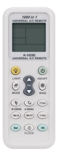 Control Remoto Aire Acondicionado Universal K-1028e