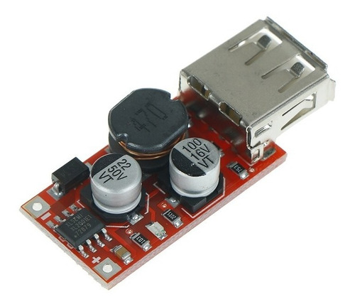 Modulo Fuente Step Down  Dc-dc  6-24v A 5v 3a Usb Celular