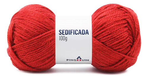 Lã Sedificada Pingouin 100g 167mts Crochê Tricô Tex 600 Cor 3390- Lava Falls