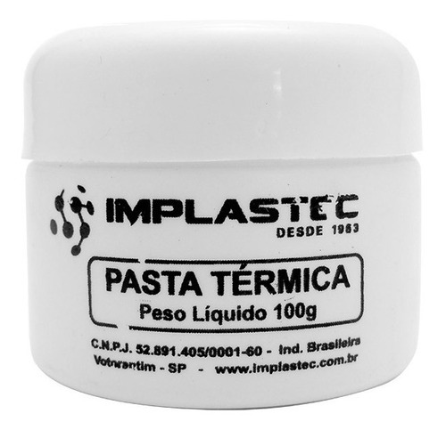 Pasta Térmica - Ipt - Implastec Pasta Termica 100g