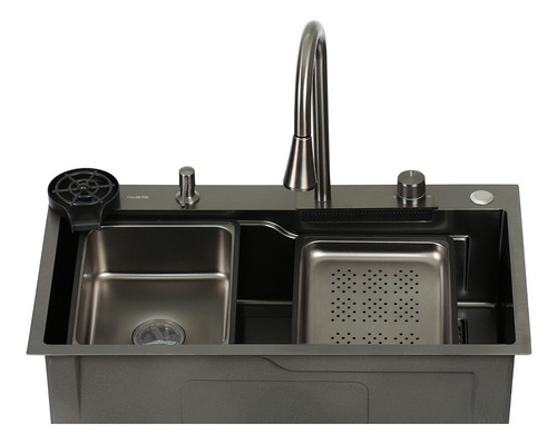 Cuba Gourmet Premium Aço Inox 304 + Torneira Inovartte Icb17 Cor Preto