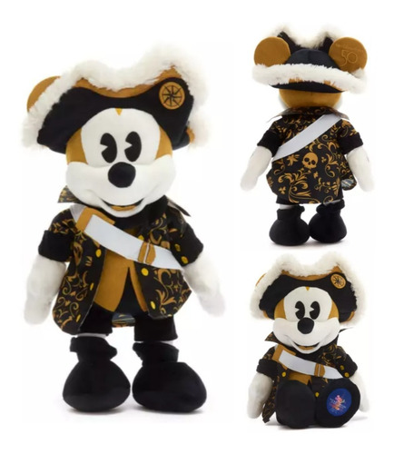 Peluche Mickey Mouse Piratas Del Caribe 50 Aniversari Disney