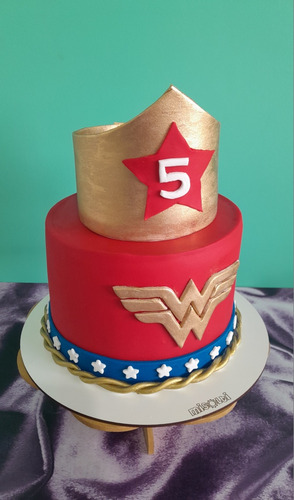 Torta Wonder Woman Mujer Maravilla