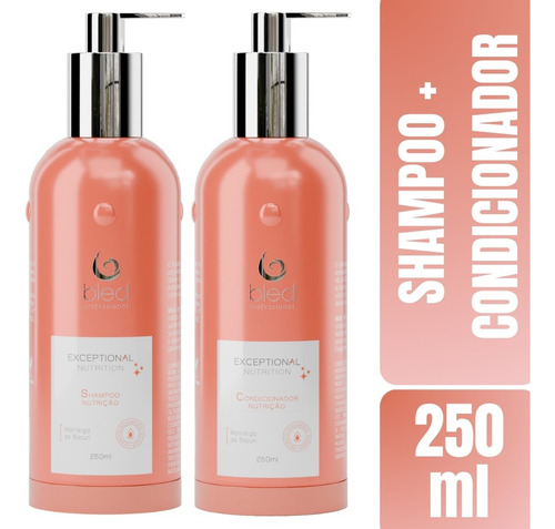 Kit Shampoo E Condicionador Exceptional Nutrition 250ml Bled