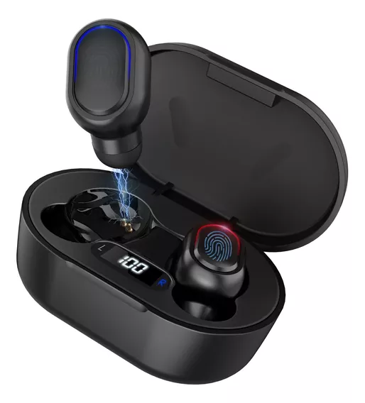 Audífonos Inalámbricos Bluetooth 5.1 1hora Estuche De Carga