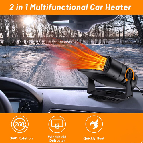 Ventilador De Aquecimento De Carro Universal 4 Em 1 12v