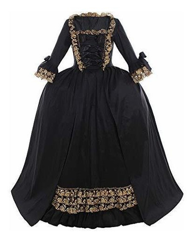 Cosplaydiy Vestido De Baile Rococo Para Mujer Vestido Gotico