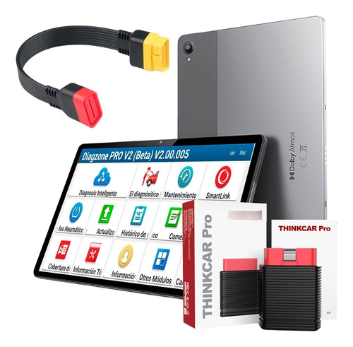 Escáner Automotriz Diagzone Pro Plus + Tablet 10 3ra Gen 