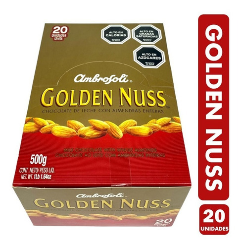 Display Chocolate Golden Nuss (display 20 Unidades)