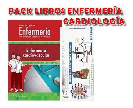 Pack Enfermeria Cardiovascular Y Velez Regla Electro Nuevos