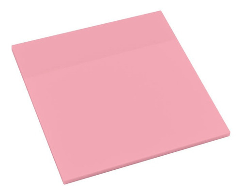 Bloco Adesivo Transparente 75x75mm Rosa - Keep