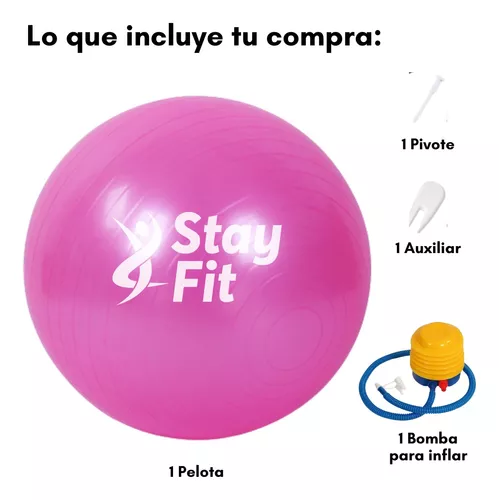 Pelota Yoga-pilates-fitness 65 Cm De Diametro Incluye Bomba