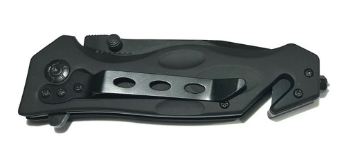 Imagen 5 de 6 de Navaja Tactica Cuchillo Plegable 9 Cm Hoja Corta Cinturones