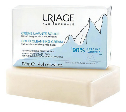 Uriage Jabón Lavante Solida 125g Tratamiento Facial Y Corp. Tipo de piel Normal