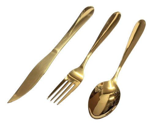Set Cubiertos X 18 Piezas Excelente Calidad Acero Inoxidable