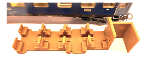 Interior Vagon 1/87 Marklin 10 Vent Trenes Ferromodelismo 3d