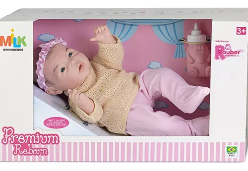 Bebê Reborn Menina Realista Silicone, Toma Banho Promoção no Shoptime