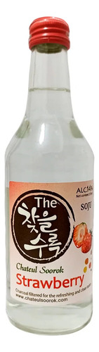 Soju Strawberry Bebida De Corea De Fresa 20 Botellas 375ml