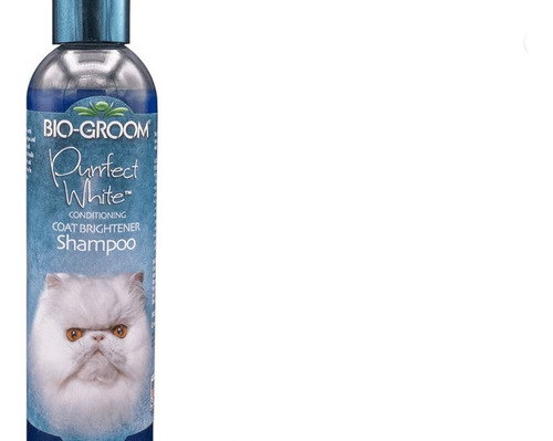 Biogroom Purrfect White  Shampoo Gato Pelo Blanco 8oz