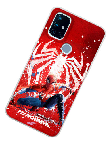 Funda Para Oneplus Spiderman Personalizada Nombre