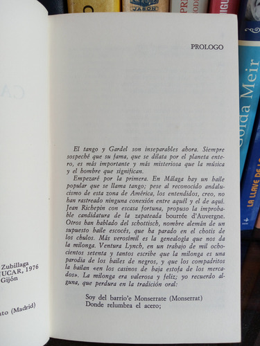 Carlos Gardel: Prólogo De Jorge Luis Borges