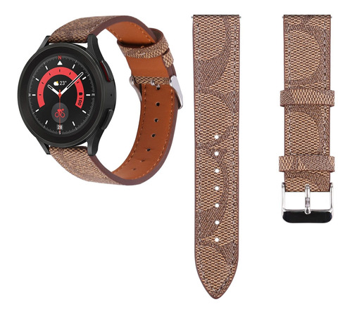 Correa Reloj Cuero Lujo 0.77  Para Samsung Galaxy Watch 5 4