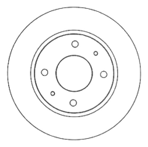 Disco Freno Del (257mm) Hyundai Sonata Iii 98-00