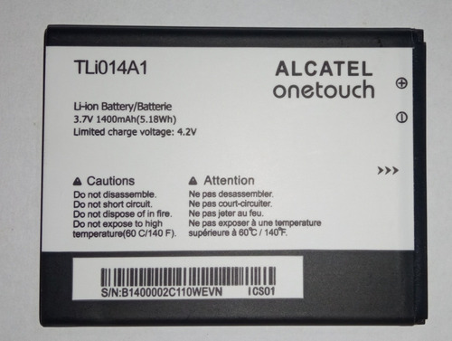 Batería Alcatel Tli014a1