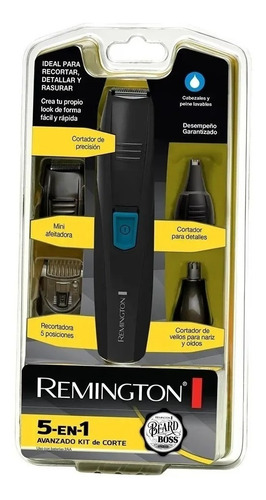 Imagen 2 de 6 de Kit De Corte 5 En 1 Remington Pg181 Corta Afeita Nariz Oidos