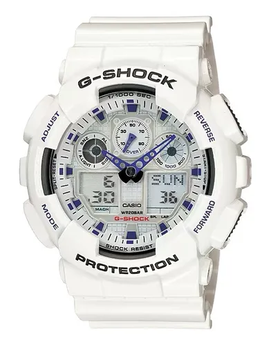 Casio g shock clearance ga 100 white