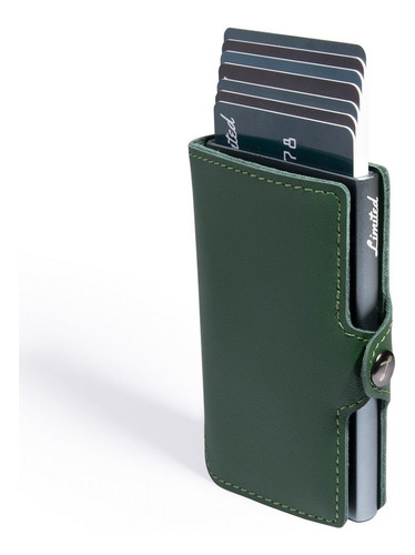 Billetera Limited Wallet Con Protección Rfid - Slimdarkbrown