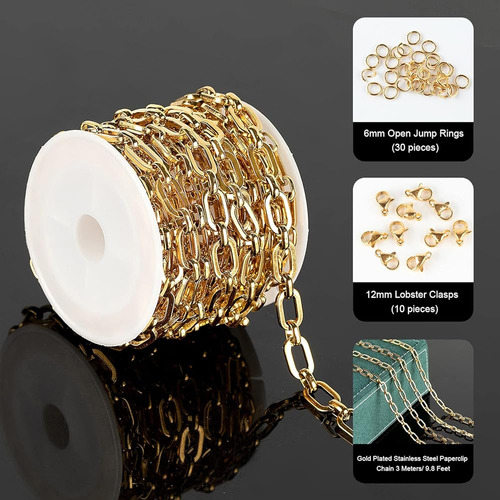 Cadenas De Collar Chapadas En Oro Umaokang Para La Fabricaci