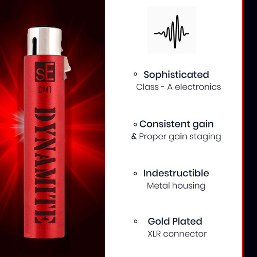 Se Electronics Dm1 Dynamite Active In-line Microphone