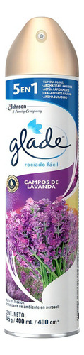 Aromatizante En Aerosol Glade Campos De Lavanda 400ml