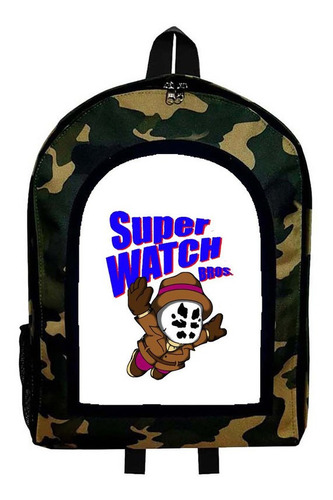 Mochila Camuflada Mario Bros Mod Aar92