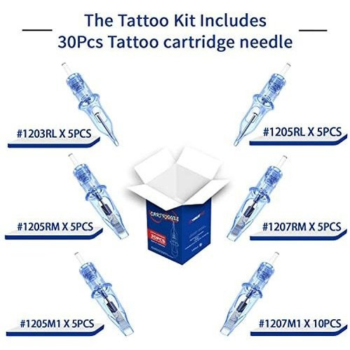 Kit De Bolígrafo De Tatuaje Giratorio Para Principiantes Con