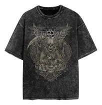 Comprar Remera Acid Wash Rammstein Unisex Algodón Serigrafia Digital