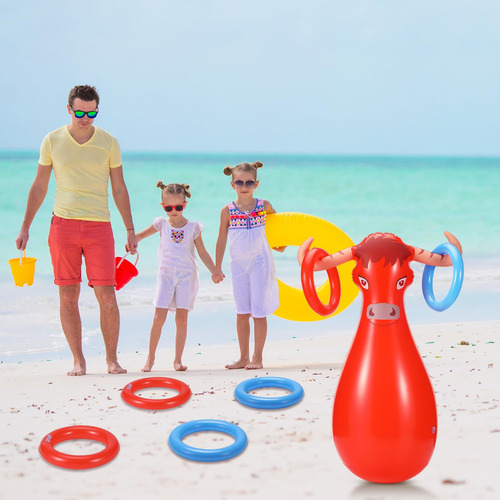 Set De Juego Inflable Bull Ring Toss Arrowbash Arrowbash
