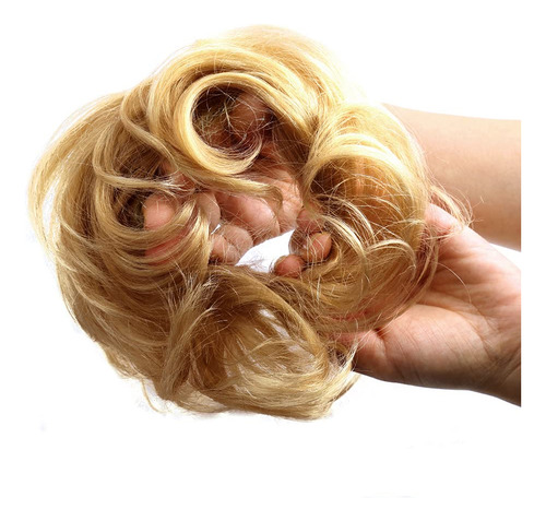 Bella Hair - Rodete De Extension De Cabello 100 % Humano Par