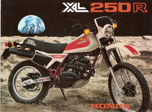 Placas Decorativas Honda Xl 250 Trilha Motocross Propaganda