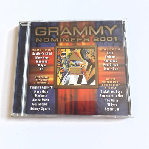 Cd  Grammy Nominees 2001  Madonna, Britney Spears, Eminen