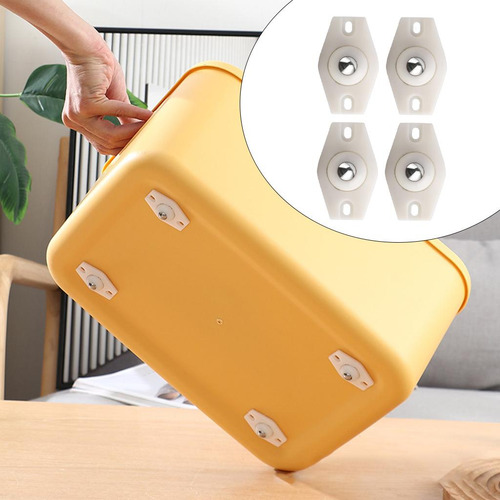 Mini Polea De Pasta Polea Giratoria Conveniente Blanco
