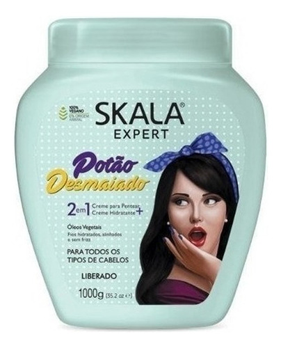 Skala Potao Desmaiado Máscara Vegana Anti Frizz 1kg