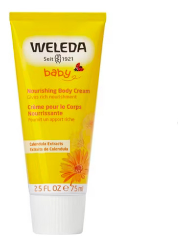 Creme Corporal Weleda Baby Calendula Nutritivo 75ml À Base D