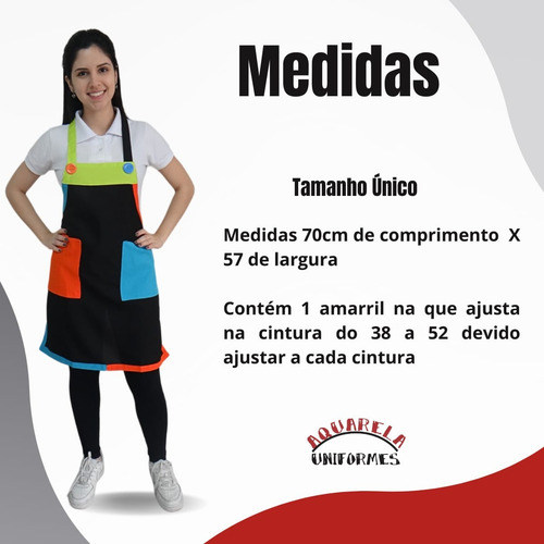 Avental Para Monitores De Buffet Infantil
