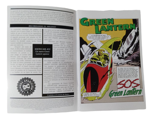 Green Lantern #1 Primera Aparición Smash Clásicos Dc