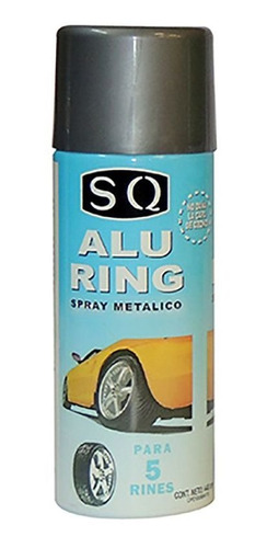 Imagen 1 de 5 de Alu Ring  Spray Metálico (pintura De Aluminio) 440cc