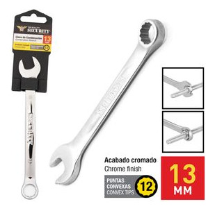 Llave De Combinación De 13mm Security Mayor Y Detal 