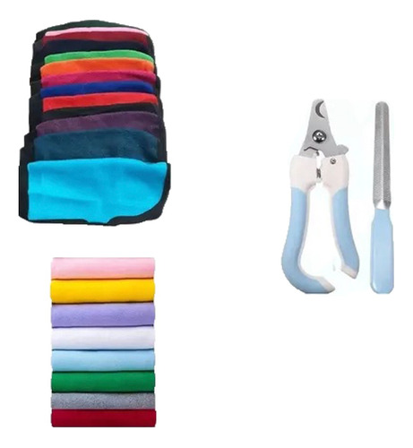 Set Buzo Polar Liso Mascota Talle Chicos + Alicate + Lima